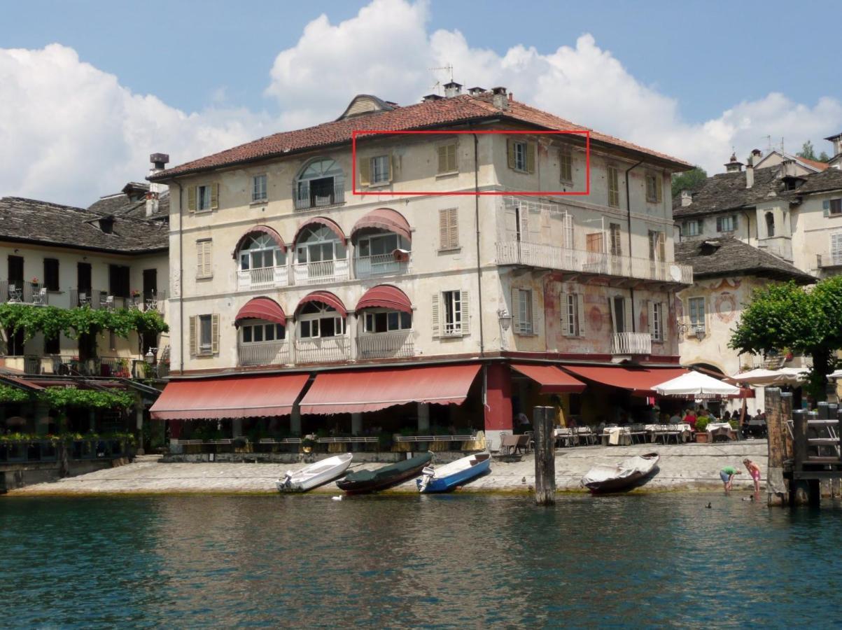 -Ortaflats- Appartamento Belvedere Orta San Giulio Rum bild